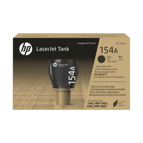 HP 154A Noir (W1540A) - Kit de recharge de toner d'origine